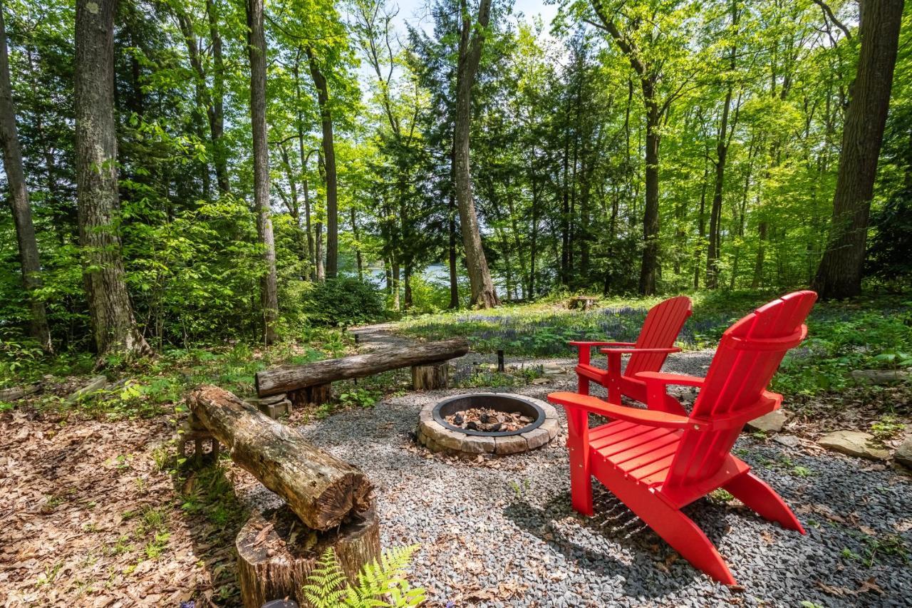 オークランド Fernwood Retreatヴィラ エクステリア 写真